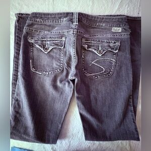 Silver Jeans Women's Boot Cut in Gray